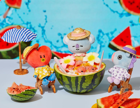 BT21 SUMMER HAPPY BAG 2022ボーダーTATA BTS BT21 2022 Summer Happy Bag Tata Ver. LINE FRIENDS
