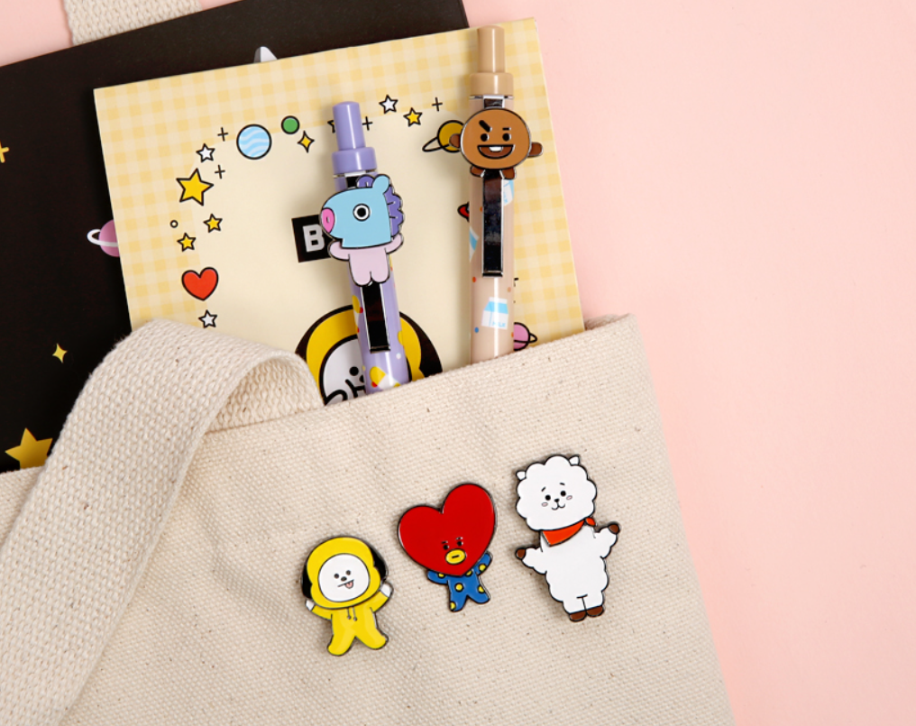 楽天市場】BT21 SWING PIN BADGE【送料無料】BTS 公式グッズ