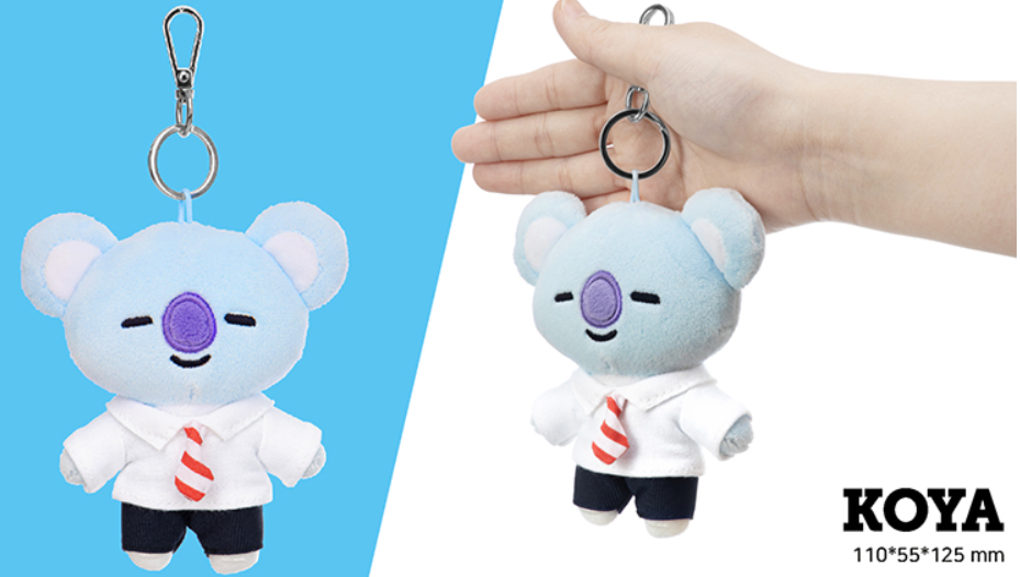 BT21 Official School Look Doll Keychain – k-cutiestar