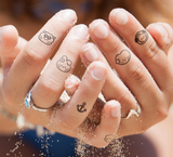 bt21 mini tatoo sticker summer sky