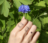 bt21 mini tatoo sticker summer sky