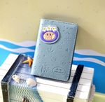 BT21 Leather Patch Card Case