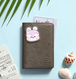 BT21 Leather Patch Card Case