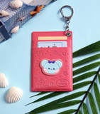 BT21 Leather Patch Card Holder