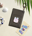 BT21 Leather Patch Card Holder