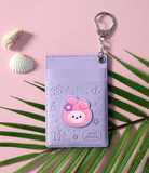 BT21 Leather Patch Card Holder