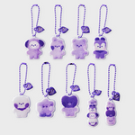 BT21 Purple of Wish Edition random keyring