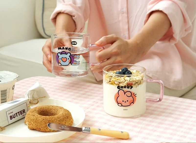 bt21 minini glass cup – k-cutiestar