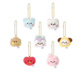 BT21 minini Plush Keyring Face