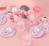 BT21 Leather Patch Mirror Cherry Blossom Ver
