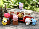 BT21 Figure Keyring Picnic Ver