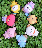 BT21 Figure Keyring Picnic Ver