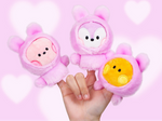 bt21 finger doll keyring