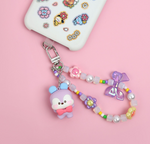 BT21 Beads Strap Keyring Lovely