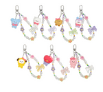 BT21 Beads Strap Keyring Lovely