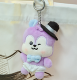 BT21 Baby Born to Dance Small Doll Keychain Fedora