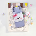 bt21 plush doll phone holder