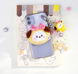 bt21 plush doll phone holder