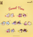 bts sweet time hair clip