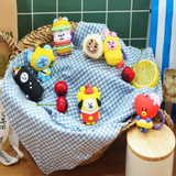 bt21 street food figure keyring