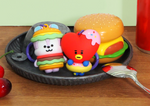 bt21 street food figure keyring