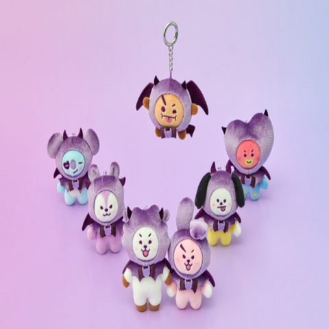 BT21  ANGEL & VILLAIN Villain Plush Keyring