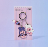 BTS BT21 Official Goods ANGEL & VILLAIN Metal Keyring