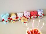 BT21 PLUSH KEYRING ILOVEU Ver