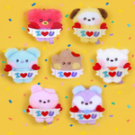 BT21 PLUSH KEYRING ILOVEU Ver