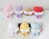 BT21 minini PLUSH KEYRING ANGEL Ver