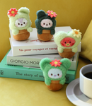 BT21 mini minini GREEN PLUSH KEYRING