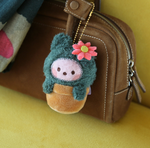 BT21 mini minini GREEN PLUSH KEYRING