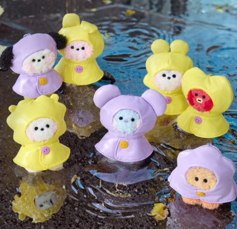 BT21 minini PLUSH KEYRING RAINY DAY