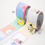 BT21 Official Sticky Roll Memopad