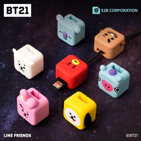 BTS BT21 Official Cubies Cable Protection Accessory