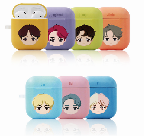 BTS OFFICIAL CHARACTER AIRPODS CASE