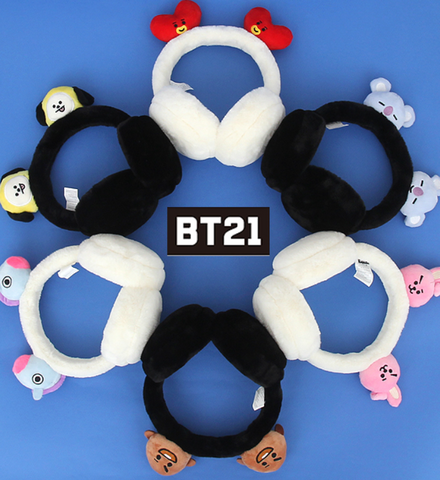 BTS BT21 Official Winter Doll Earmuffs