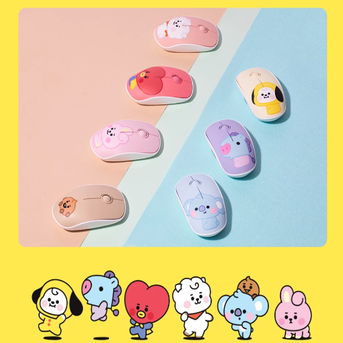 BTS BABY BT21 OFFICIAL WIRELESS SILENT MOUSE – k-cutiestar