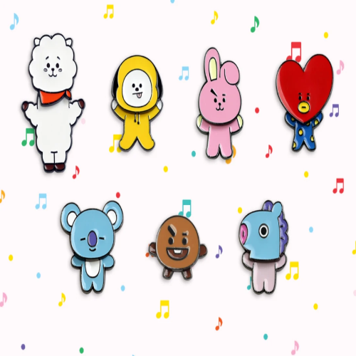 楽天市場】BT21 SWING PIN BADGE【送料無料】BTS 公式グッズ