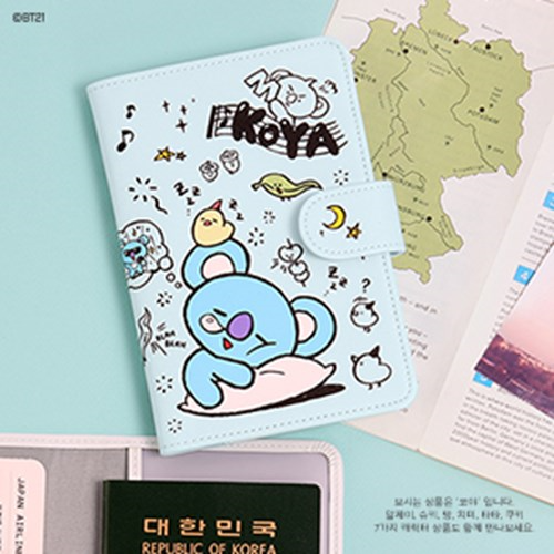 BTS BT21 OFFICIAL PASSPORT CASE – k-cutiestar