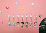 BTS Character Strap Keychain