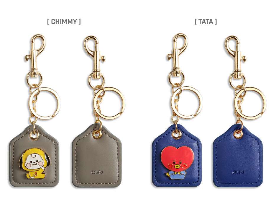 BT21 BABY Official Leather Metal Keychain – k-cutiestar