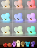 BT21 Official Led Silicone Touch Mood Smart Lamp Light