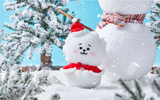 BT21 Official 2020 Winter Edition Plush Doll CHRISTMAS