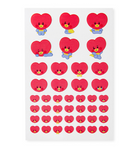 bt21 official paper sticker