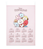 BT21 baby Official Sketch Fabric Calendar