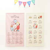 BT21 baby Official Sketch Fabric Calendar