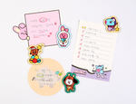 bt21 official magnet set