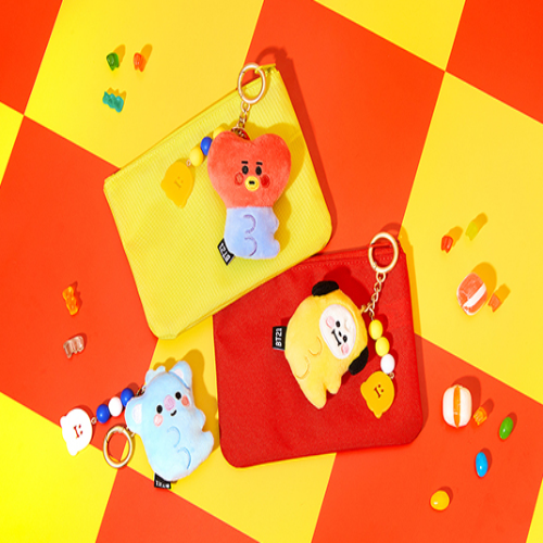 なっちゃん　BTS BT21 ハンドメイド BTS] [BT21] Easy handmade! A bag of sweets, a cheap remake