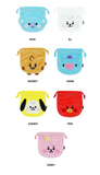 BT21 OFFICIAL Face String Pouch